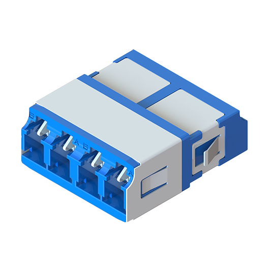 LC 内置盖标准适配器 双/四联